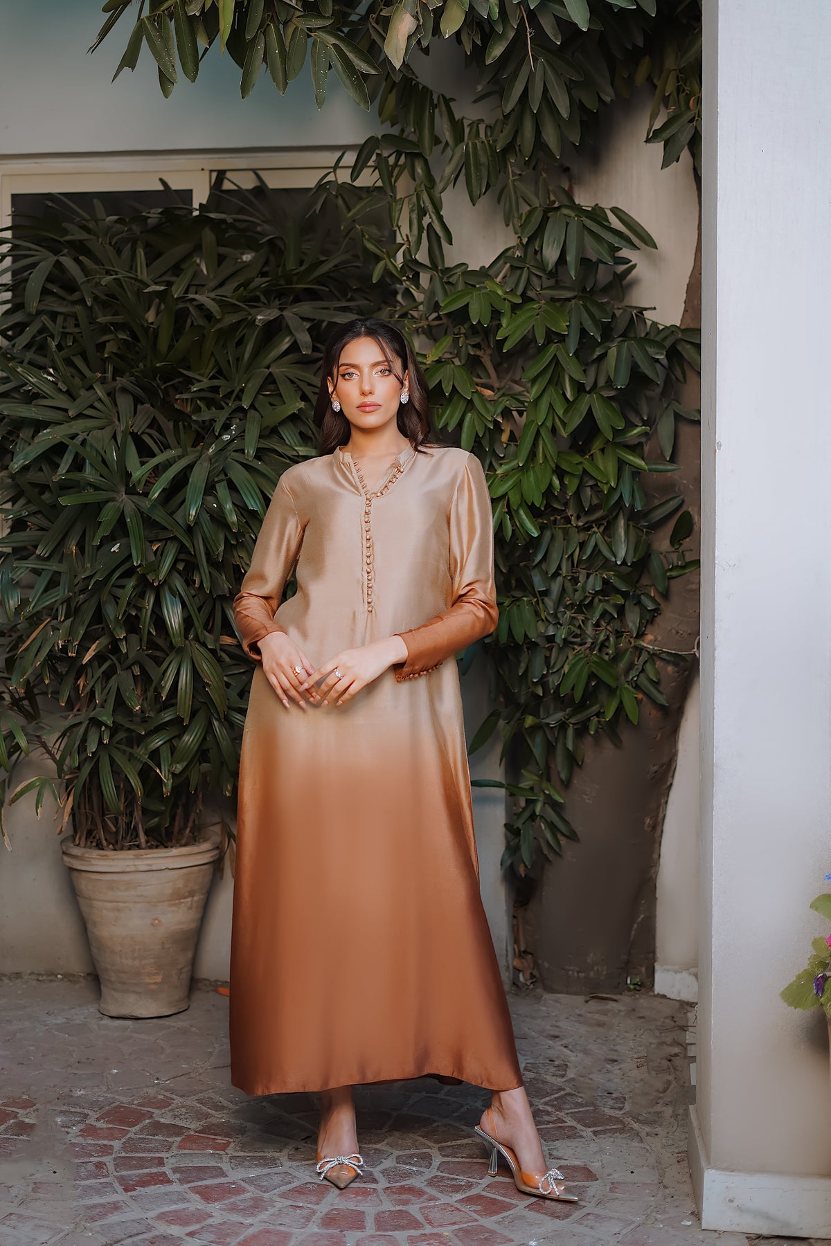 Erum Khan | Nue 25 | Sunset Dusk -  Erum Khan Ladies Clothes - Original Designer Dress - House of Maryam