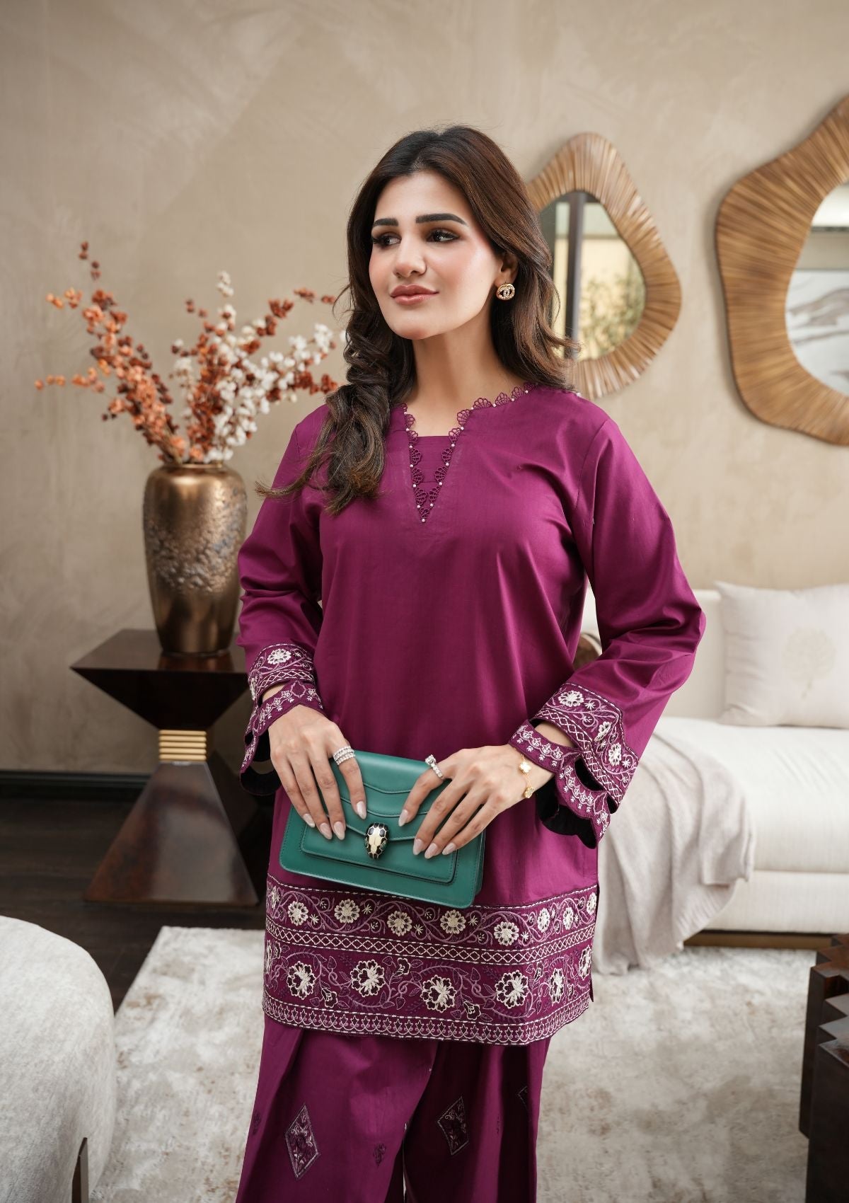 Faiza Faisal | FNF Cords Edit |VIOLET MIST, image 4