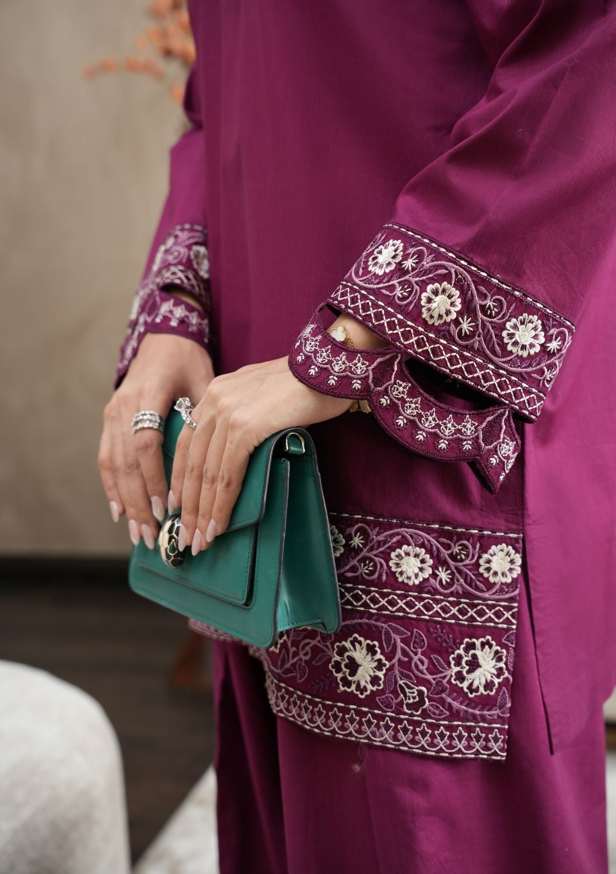 Faiza Faisal | FNF Cords Edit |VIOLET MIST, image 8