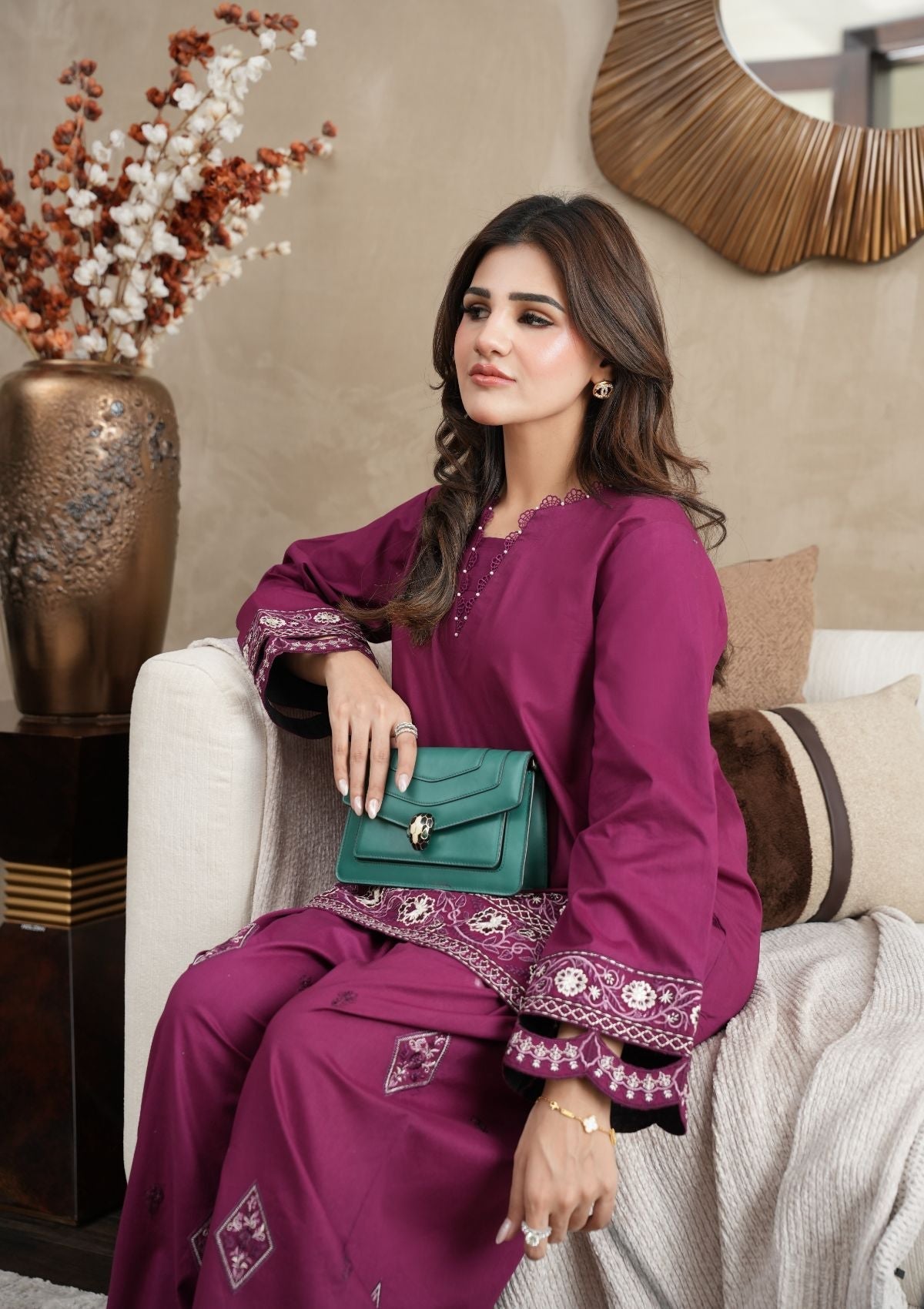 Faiza Faisal | FNF Cords Edit |VIOLET MIST, image 10