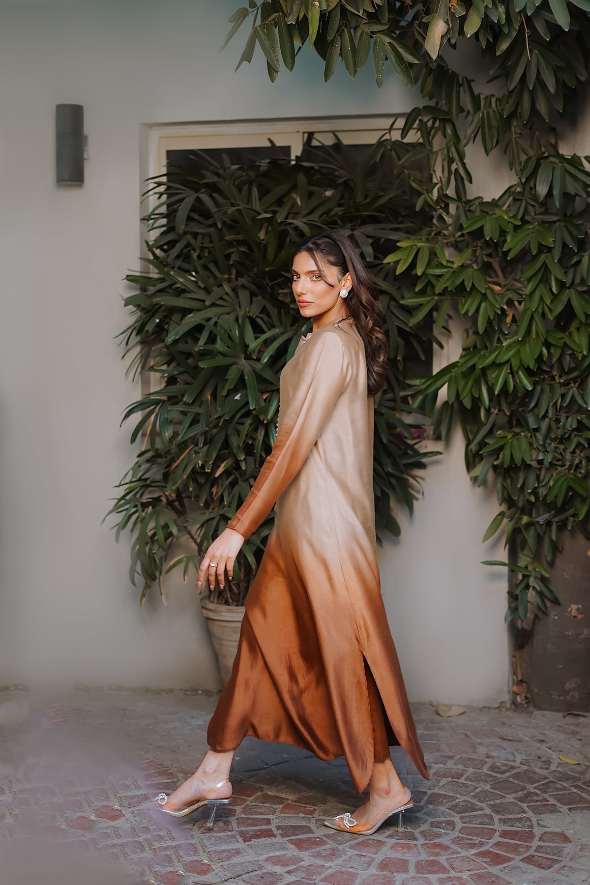 Erum Khan | Nue Pret | Sunset Dusk -  Erum Khan Ladies Clothes - Original Designer Dress - House of Maryam