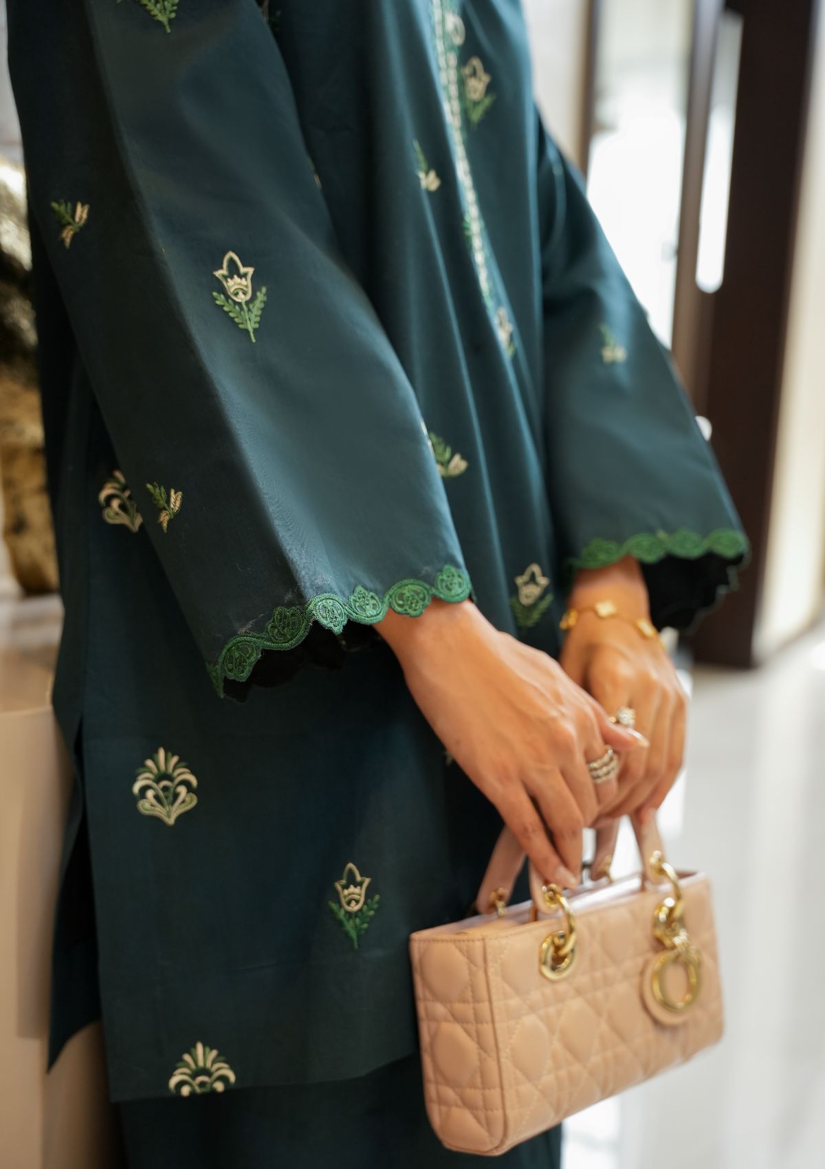 Faiza Faisal | FNF Cords Edit |DEEP TEAL CHARM, image 8
