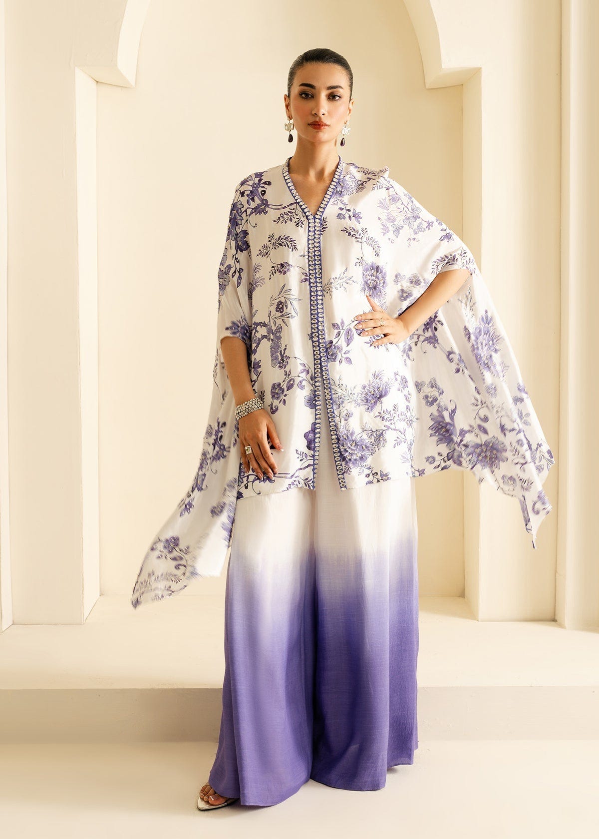 Mahgul | Nooreh Luxe | Indigo Breeze -  Mahgul Ladies Clothes - Original Designer Dress - House of Maryam