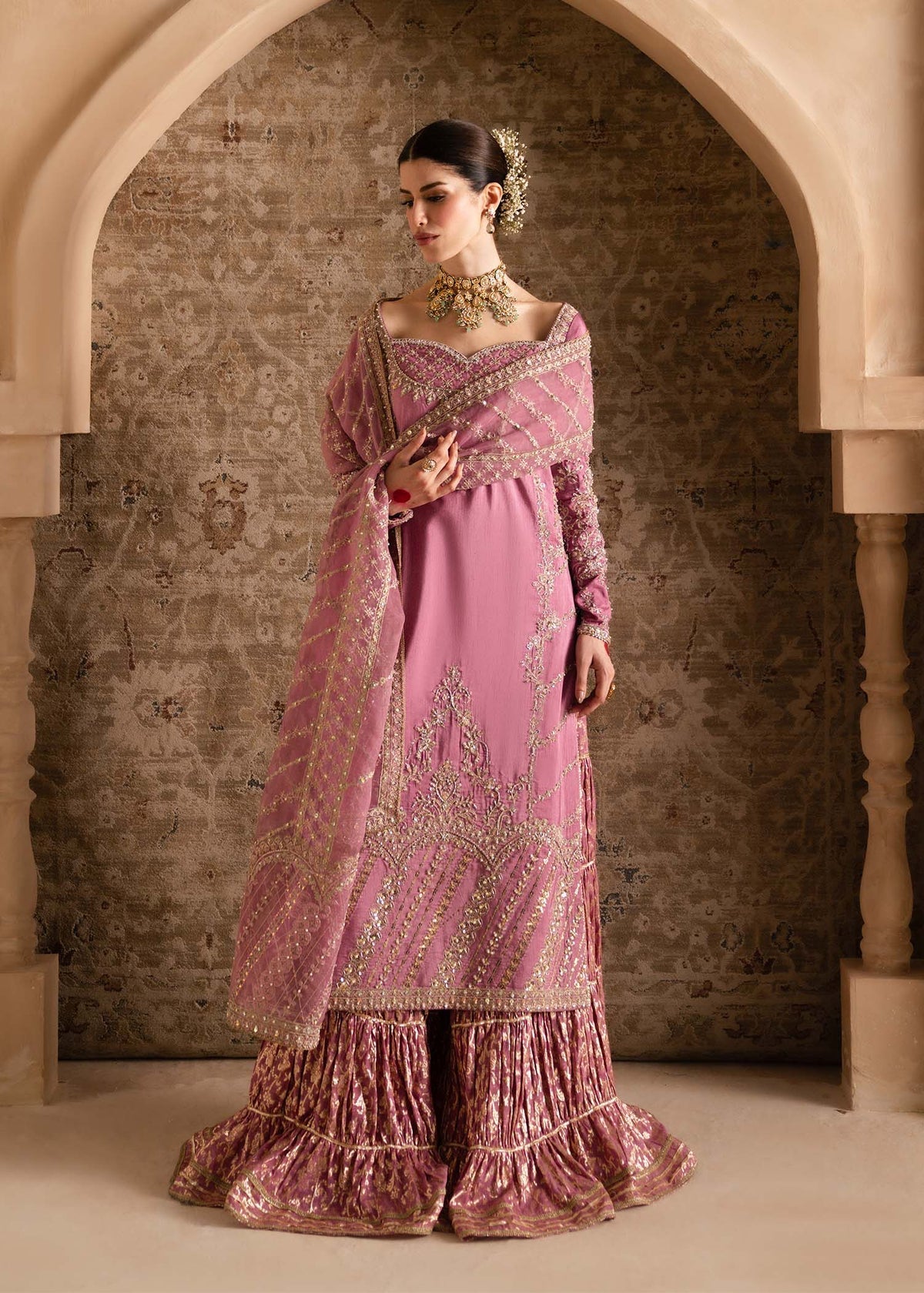 Kanwal Malik | Shehnai Luxury Pret 26 |Saliha, image 4