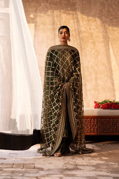 Erum Khan | Sakhiyan Formals | HENA -  Erum Khan Formal - Original Designer Dress - House of Maryam