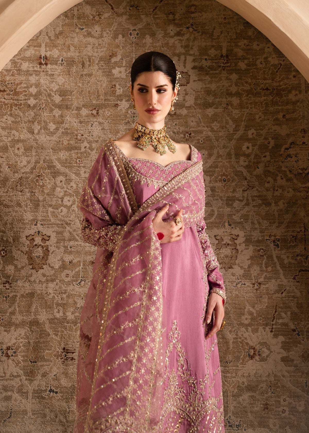 Kanwal Malik | Shehnai Luxury Pret 26 |Saliha, image 3