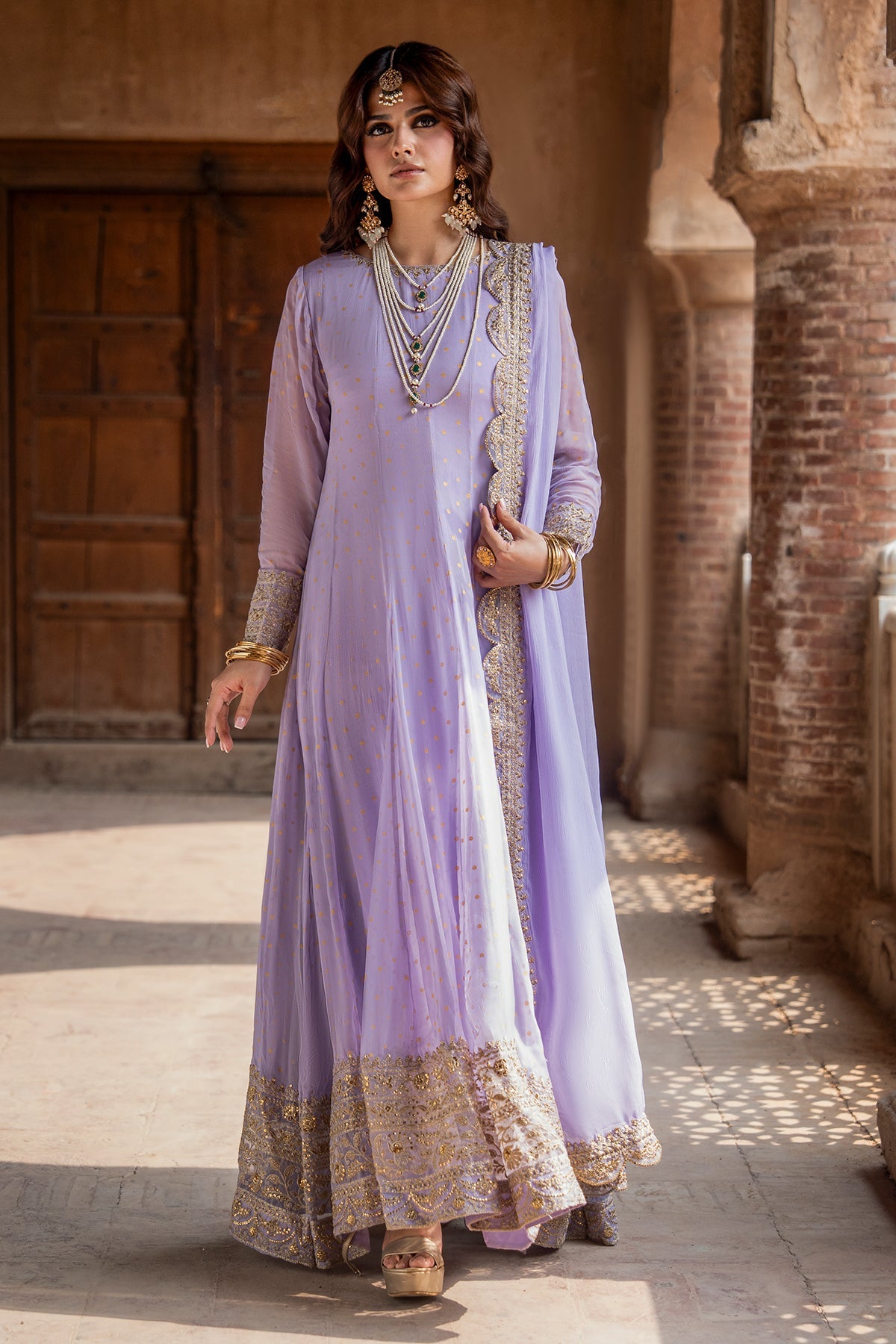 Charizma | Festive Pret | 3-PC Embroidered Chiffon CMA-6-428