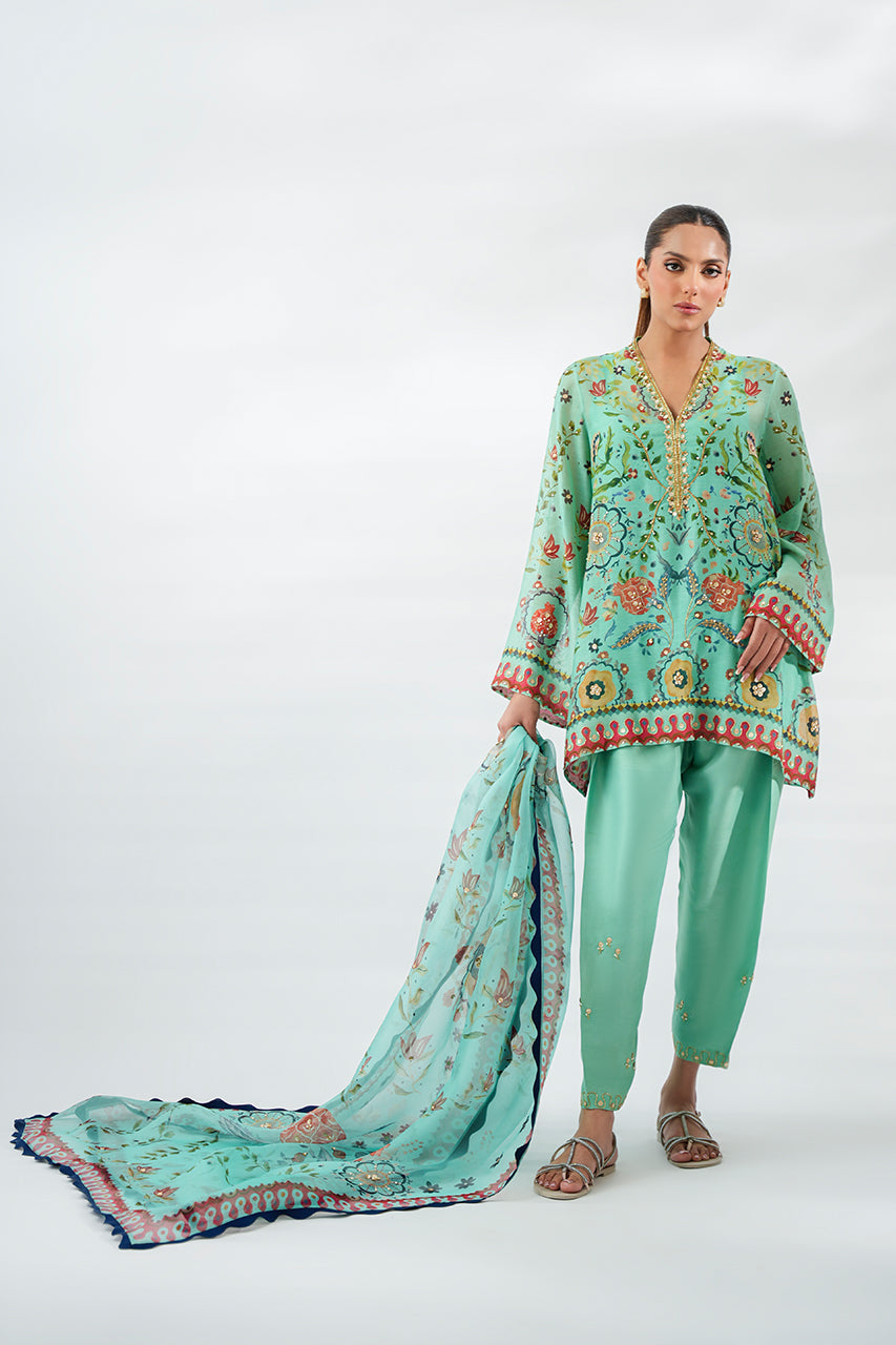 Sania Maskatiya | Fall Festive Glimmer | Este -  Sania Maskatiya Ladies Clothes - Original Designer Dress - House of Maryam