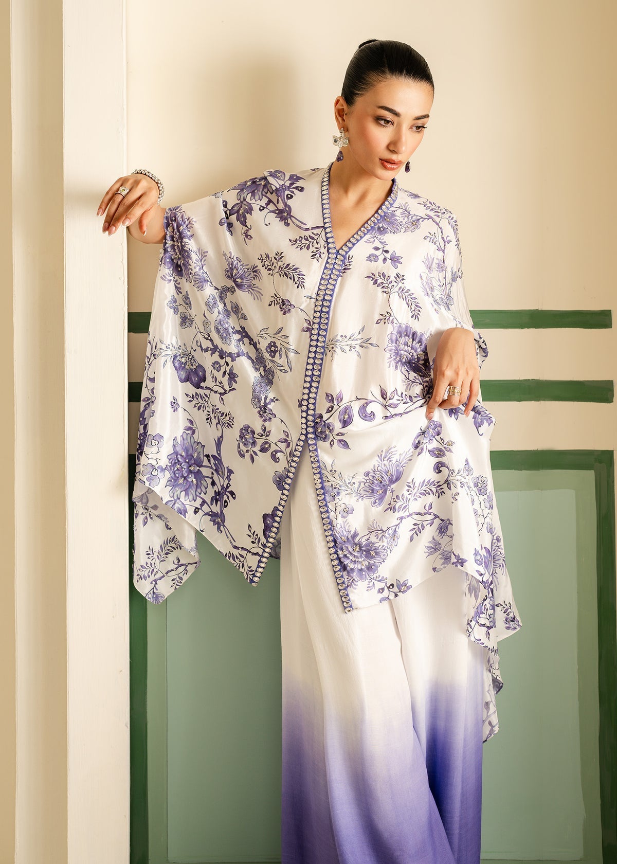 Mahgul | Nooreh Luxe | Indigo Breeze -  Mahgul Ladies Clothes - Original Designer Dress - House of Maryam