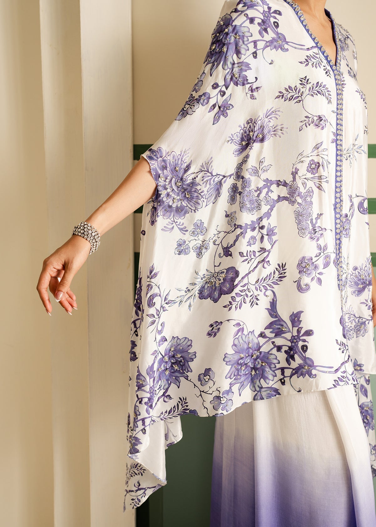 Mahgul | Nooreh Luxe | Indigo Breeze -  Mahgul Ladies Clothes - Original Designer Dress - House of Maryam