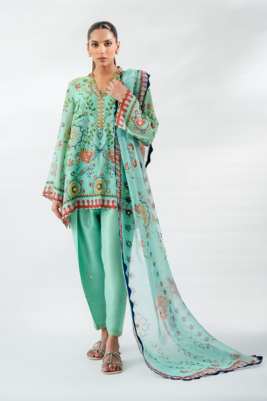 Sania Maskatiya | Fall Festive Glimmer | Este -  Sania Maskatiya Ladies Clothes - Original Designer Dress - House of Maryam