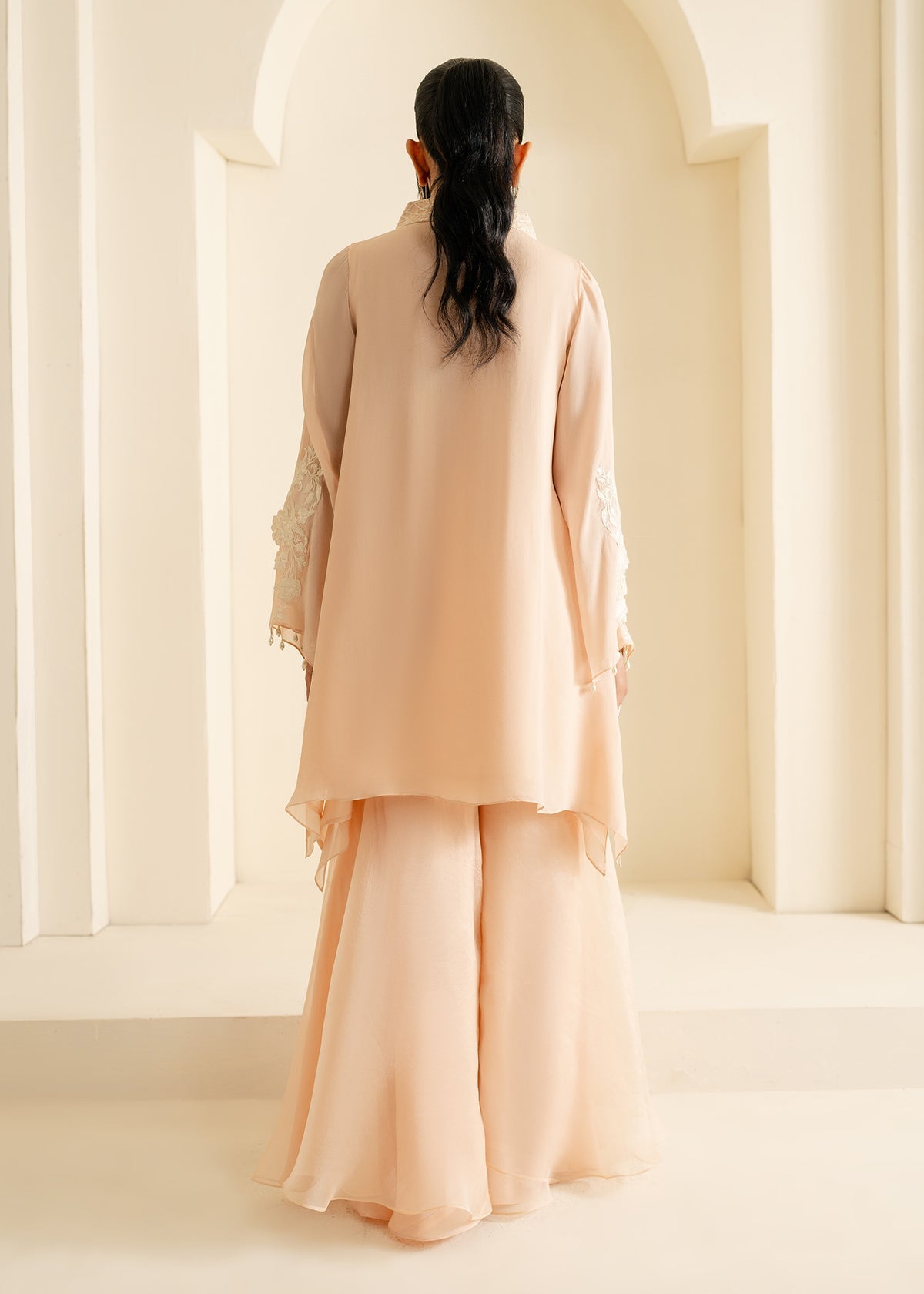 Mahgul | Nooreh Luxe | Blush Bloom -  Mahgul Ladies Clothes - Original Designer Dress - House of Maryam