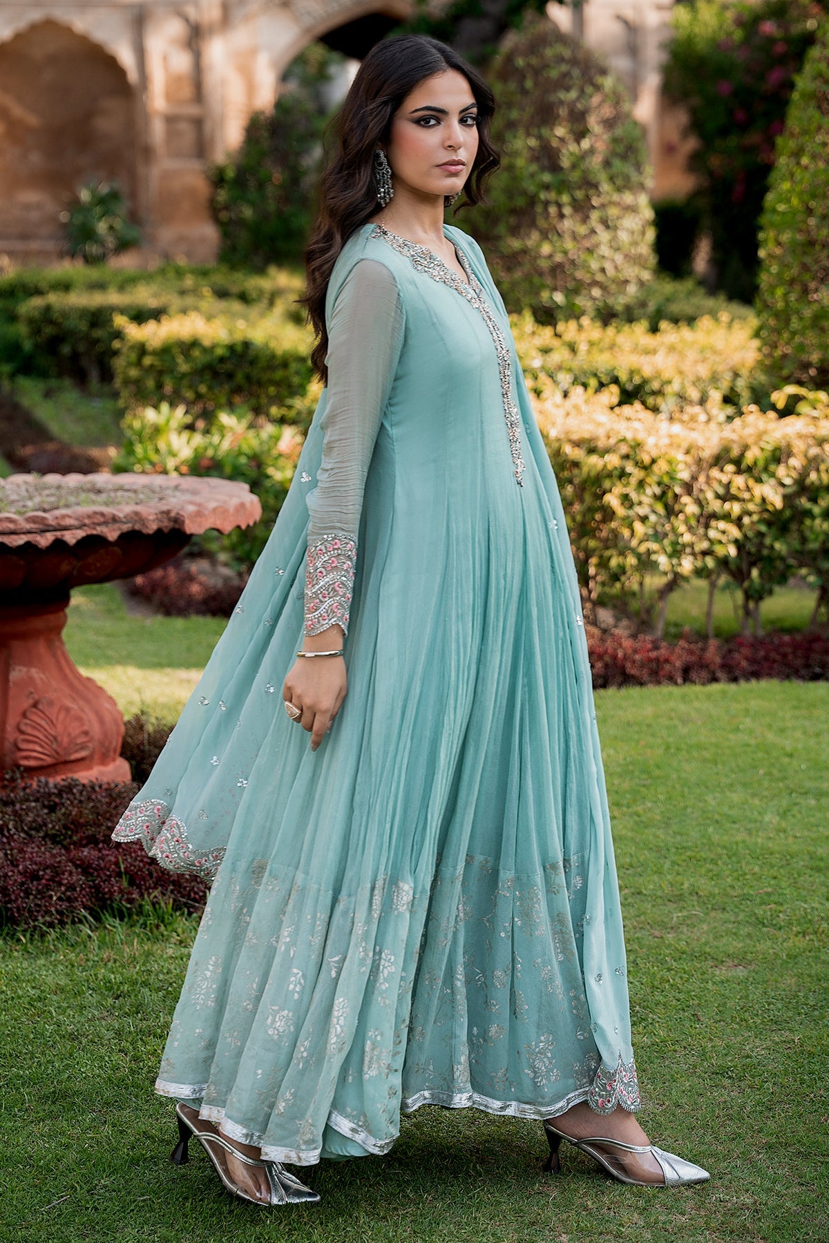 Charizma | Festive Pret | 3-PC Embroidered Chiffon CMA-6-415, image 4