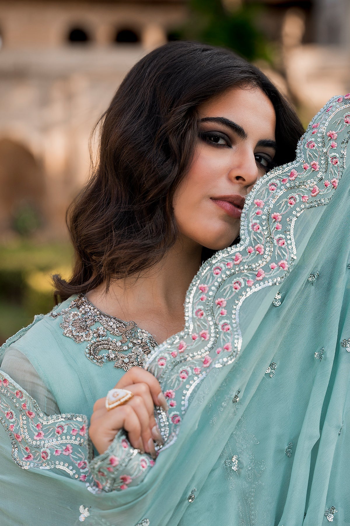 Charizma | Festive Pret | 3-PC Embroidered Chiffon CMA-6-415, image 5