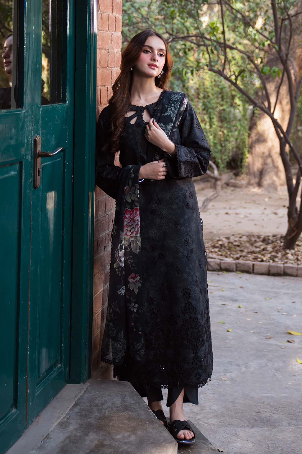 Neeshay | Summer Lines Printkari 25 | OBSIDIAN -  Neeshay Ladies Clothes - Original Designer Dress - House of Maryam