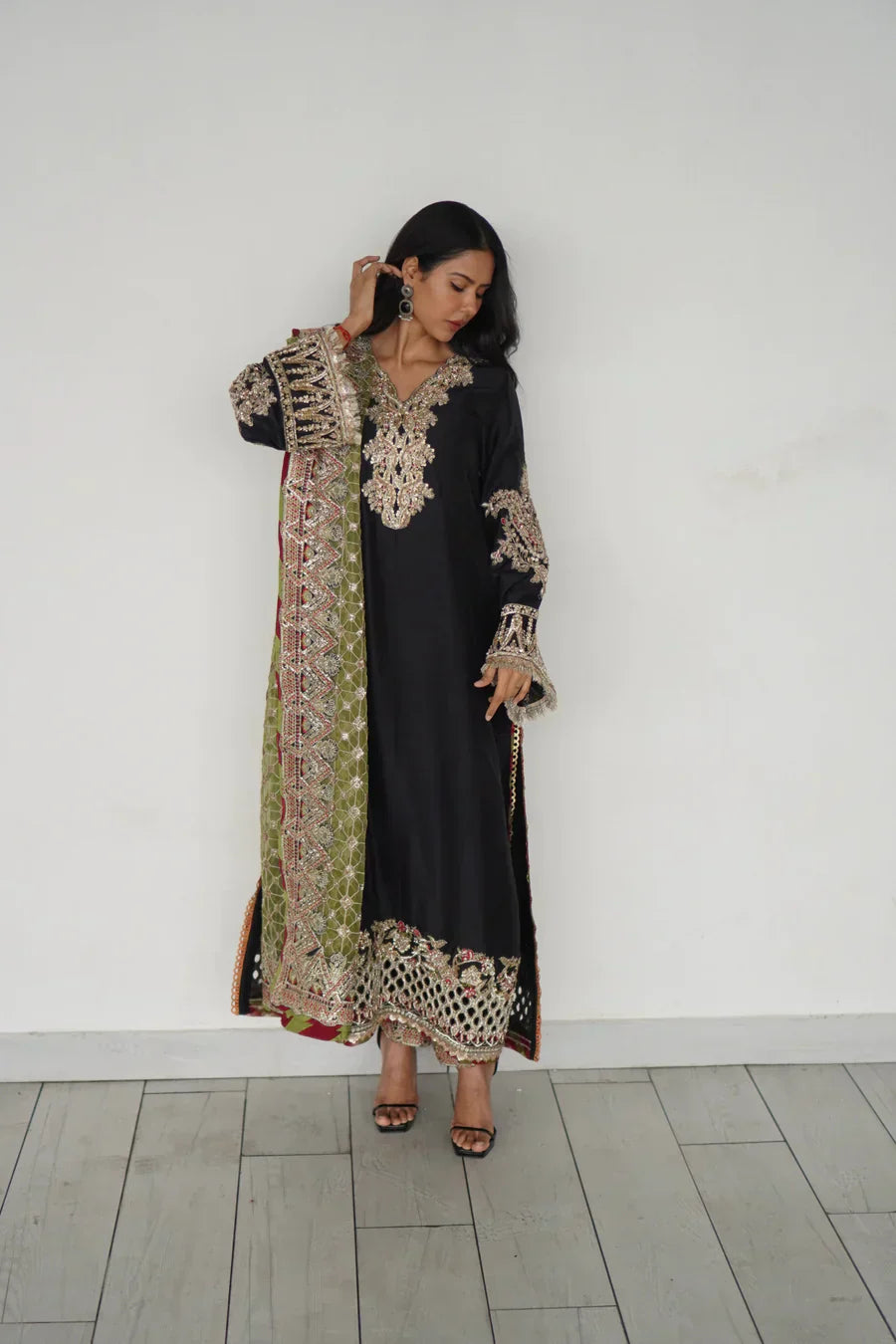 Maryum Hussain | Laani Luxury Pret | Sonam Bajwa -  Maryam Hussain Formal - Original Designer Dress - House of Maryam