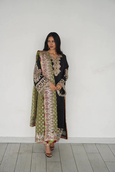 Maryum Hussain | Laani Luxury Pret | Sonam Bajwa -  Maryam Hussain Formal - Original Designer Dress - House of Maryam