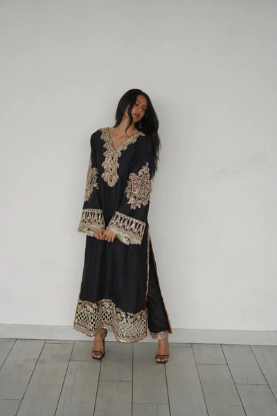Maryum Hussain | Laani Luxury Pret | Sonam Bajwa -  Maryam Hussain Formal - Original Designer Dress - House of Maryam