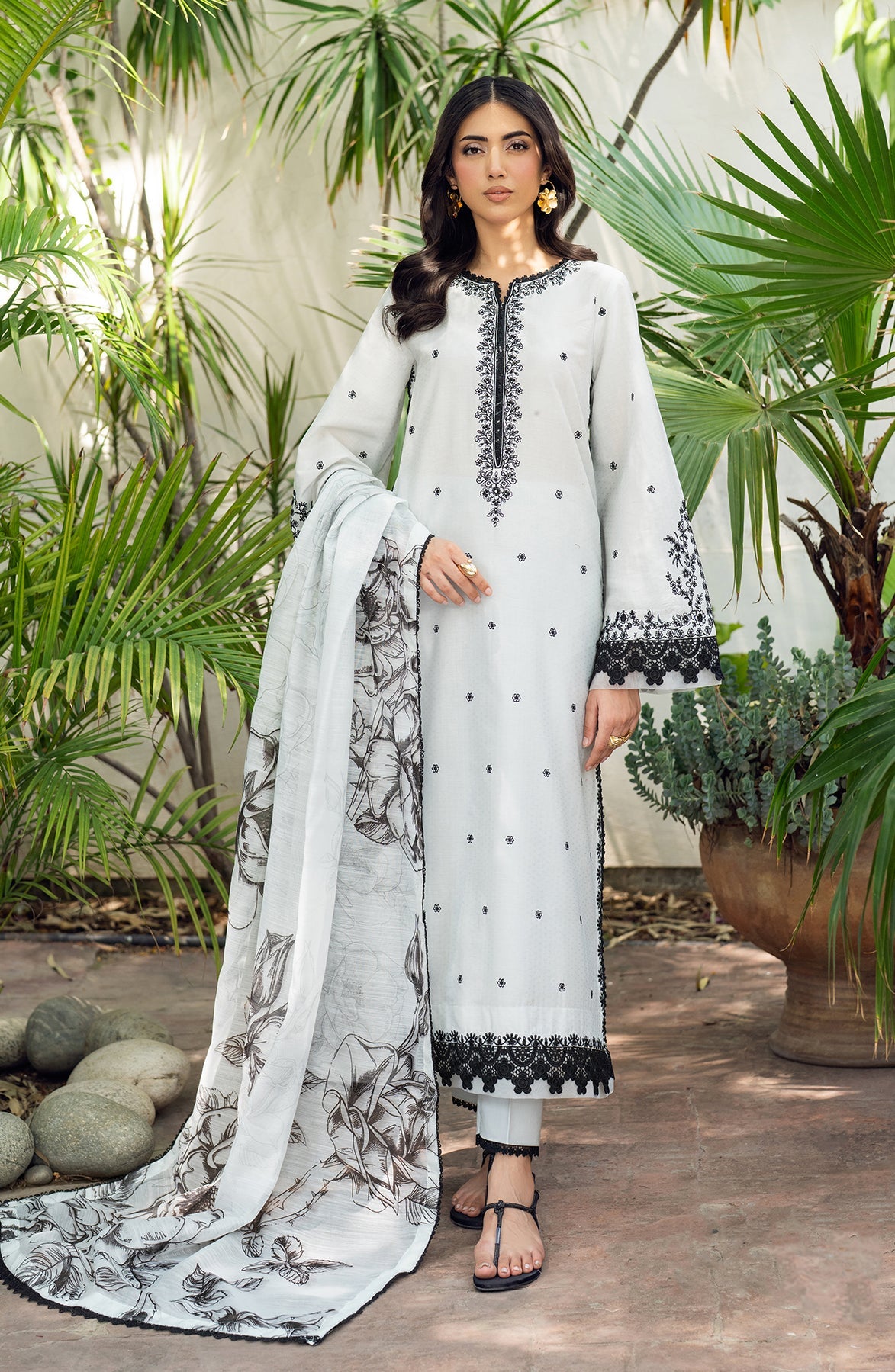 Zarif | Nura Textured Lawn 25 | REEHA -  Zarif Ladies Clothes - Original Designer Dress - House of Maryam