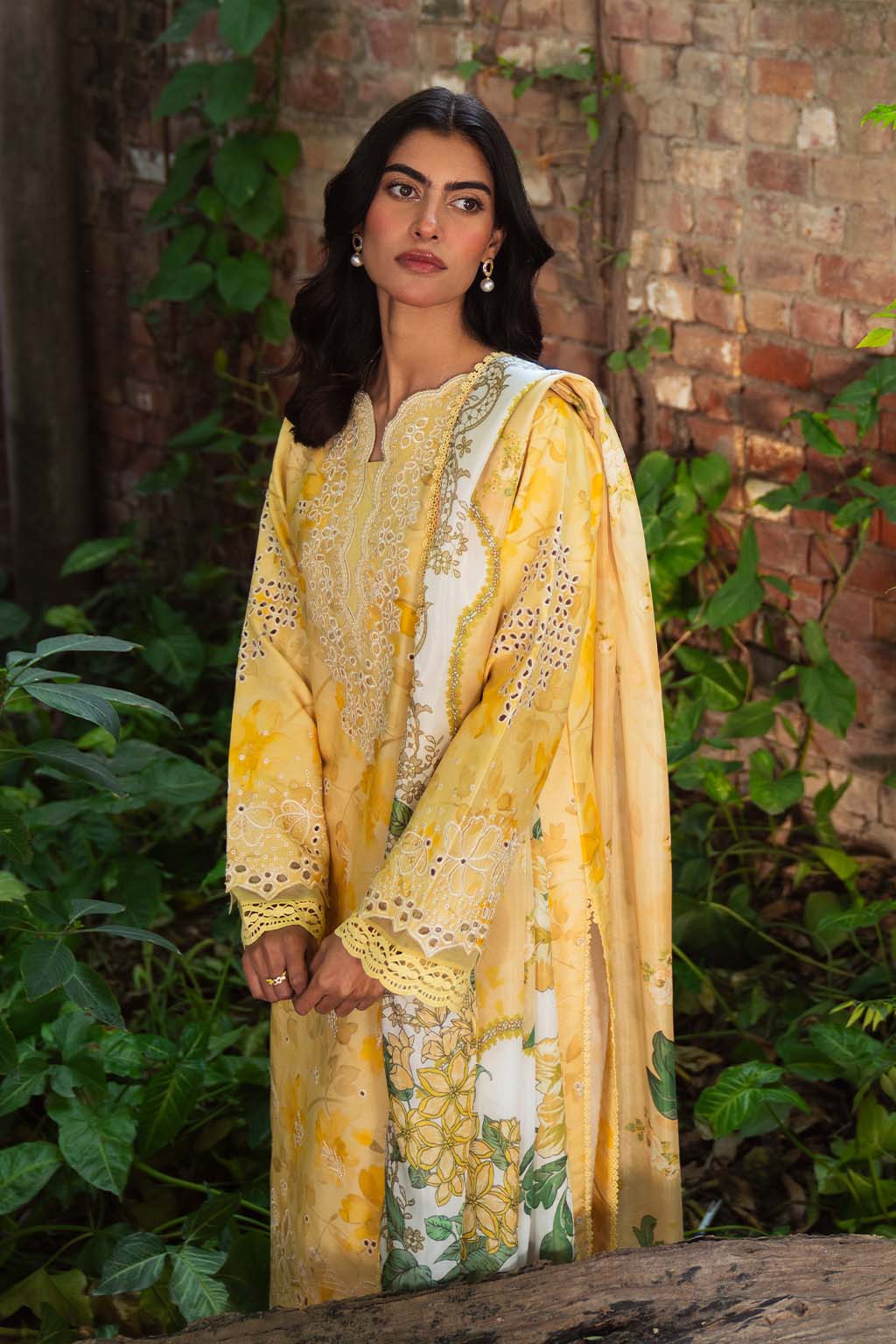 Neeshay | Summer Lines Printkari 25 | BUTTERCUP -  Neeshay Ladies Clothes - Original Designer Dress - House of Maryam