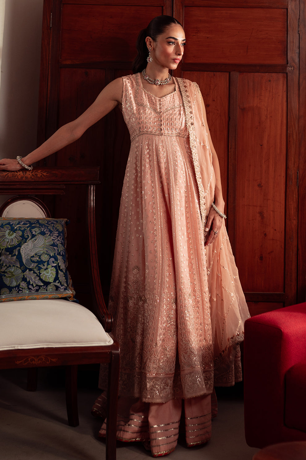 Neeshay | Dastaan Luxury Chiffon | Mehrbano -  Neeshay Formal - Original Designer Dress - House of Maryam