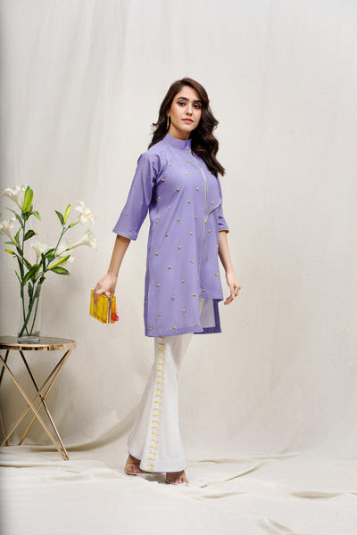 Hana | Rococo Ready to Wear | Lavender(ROCOB-05) -  Hana Ladies Clothes - Original Designer Dress - House of Maryam