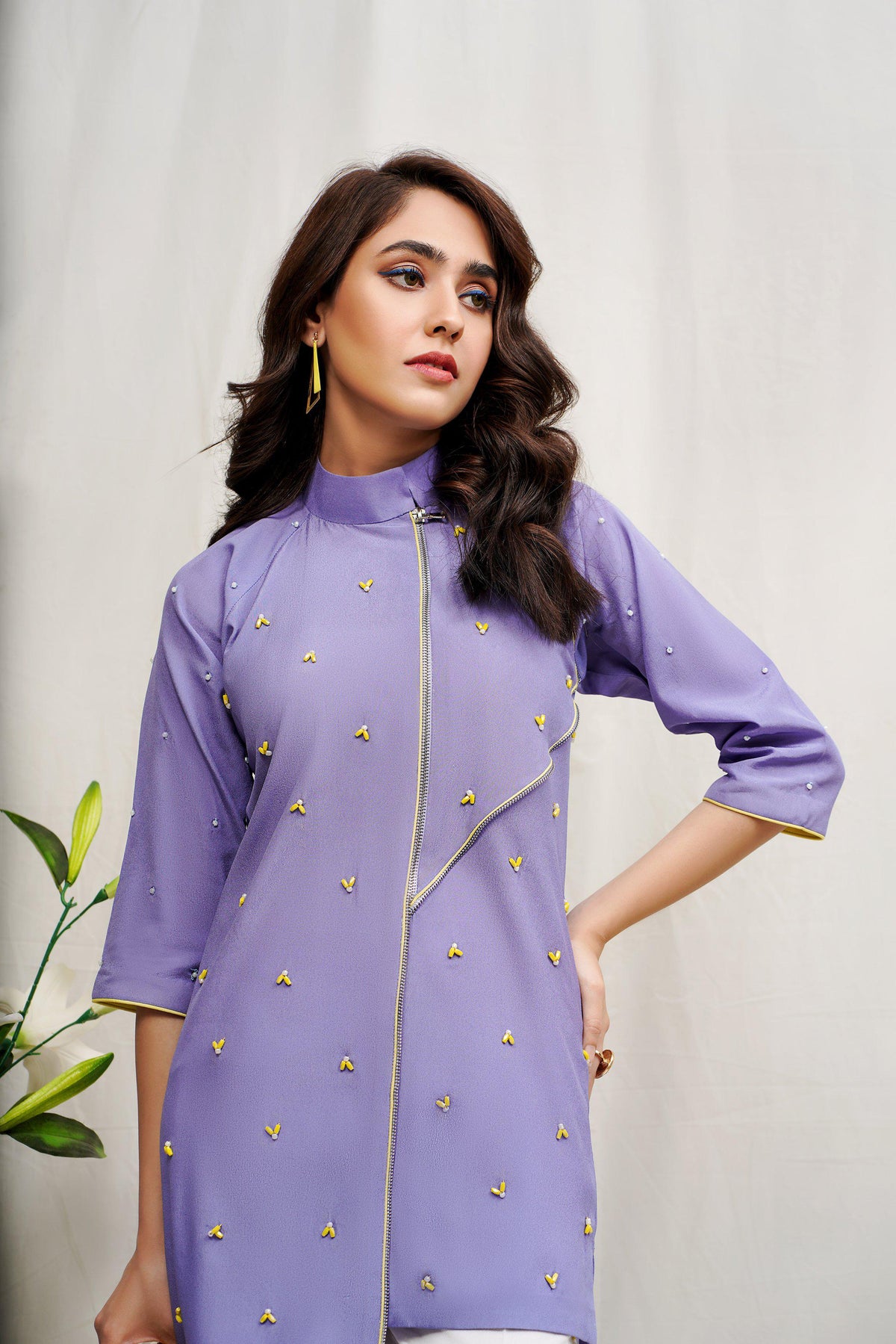 Hana | Rococo Ready to Wear | Lavender(ROCOB-05) -  Hana Ladies Clothes - Original Designer Dress - House of Maryam
