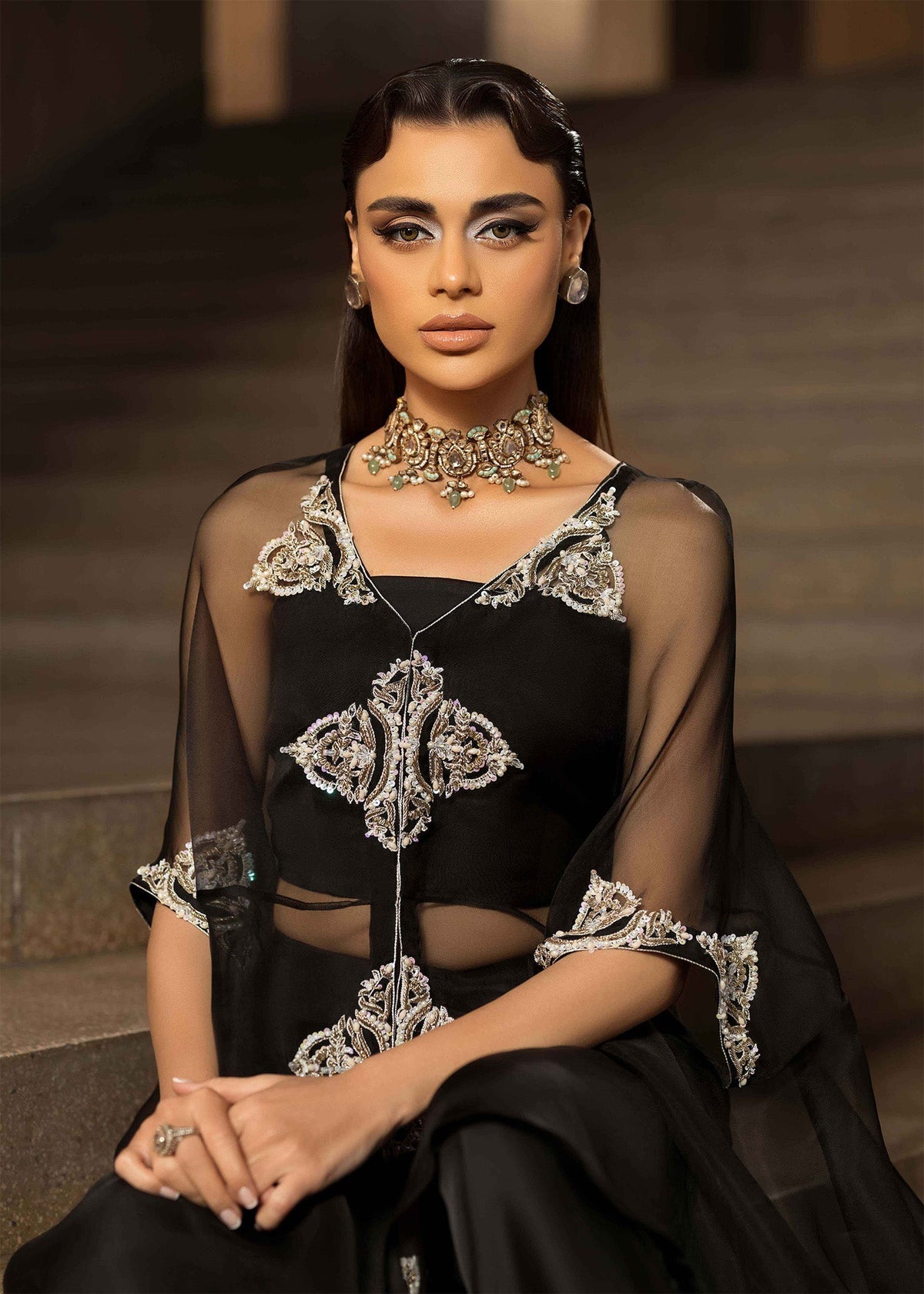 Mahum Asad | Dream a Little Dream of Me | Spark -  Mahum Asad Ladies Clothes - Original Designer Dress - House of Maryam