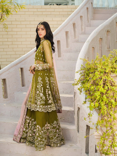 Nuriyaa | Gusel Formals | Yesil -  Nuriyaa Luxury Pret - Original Designer Dress - House of Maryam