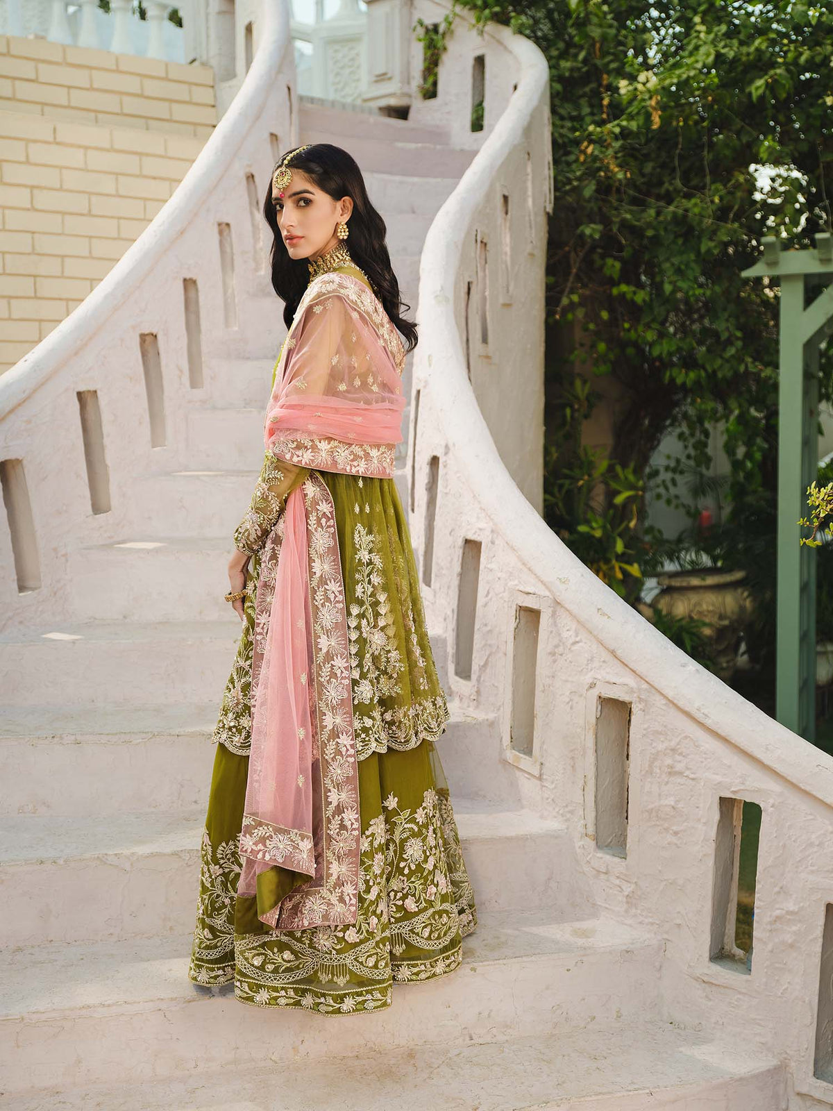 Nuriyaa | Gusel Formals | Yesil -  Nuriyaa Luxury Pret - Original Designer Dress - House of Maryam