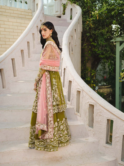Nuriyaa | Gusel Formals | Yesil -  Nuriyaa Luxury Pret - Original Designer Dress - House of Maryam