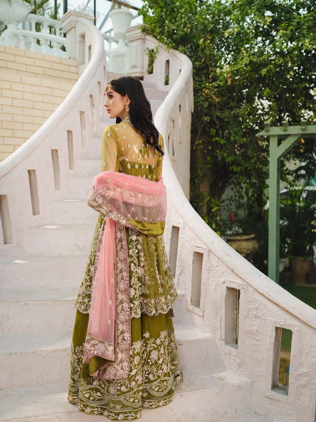 Nuriyaa | Gusel Formals | Yesil -  Nuriyaa Luxury Pret - Original Designer Dress - House of Maryam
