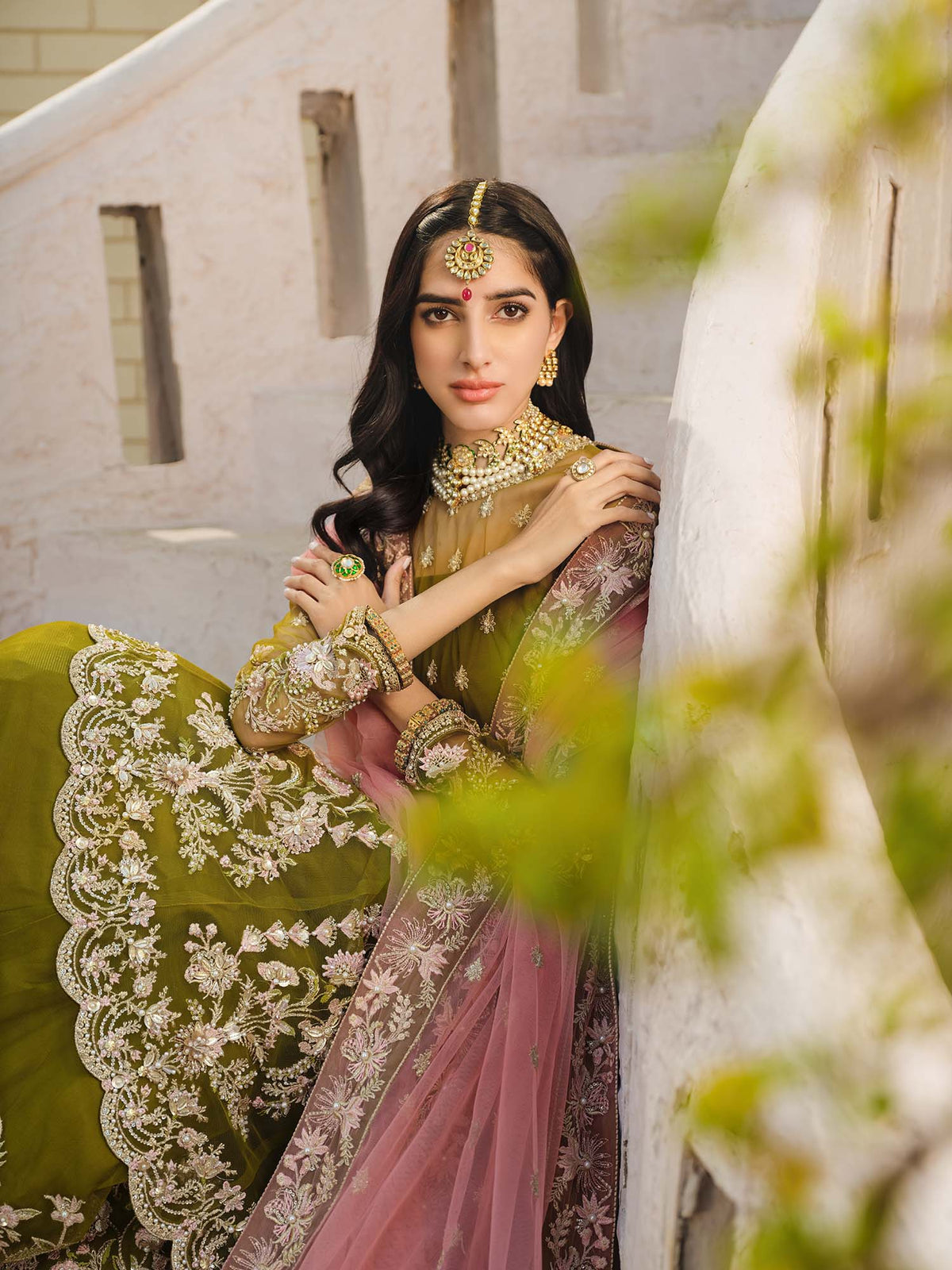 Nuriyaa | Gusel Formals | Yesil -  Nuriyaa Luxury Pret - Original Designer Dress - House of Maryam