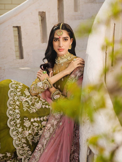 Nuriyaa | Gusel Formals | Yesil -  Nuriyaa Luxury Pret - Original Designer Dress - House of Maryam
