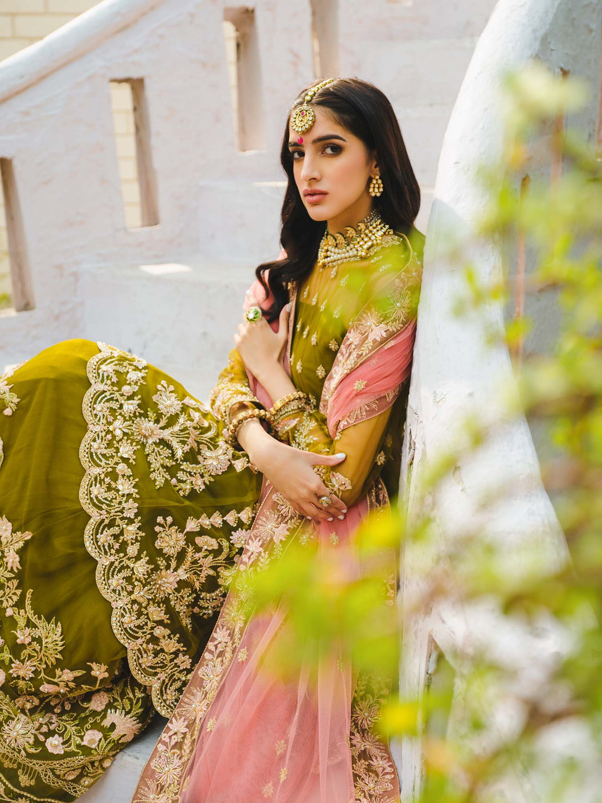 Nuriyaa | Gusel Formals | Yesil -  Nuriyaa Luxury Pret - Original Designer Dress - House of Maryam