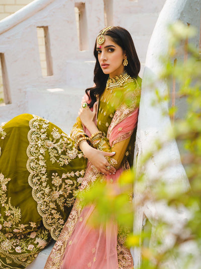 Nuriyaa | Gusel Formals | Yesil -  Nuriyaa Luxury Pret - Original Designer Dress - House of Maryam