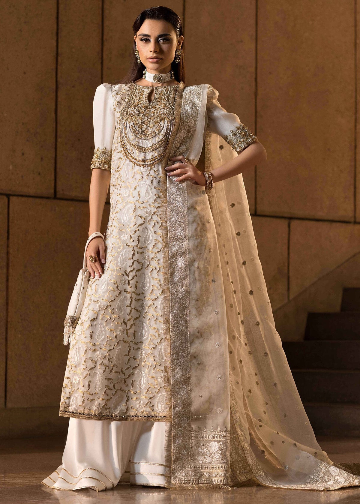 Mahum Asad | Dream a Little Dream of Me | Pearl -  Mahum Asad Ladies Clothes - Original Designer Dress - House of Maryam