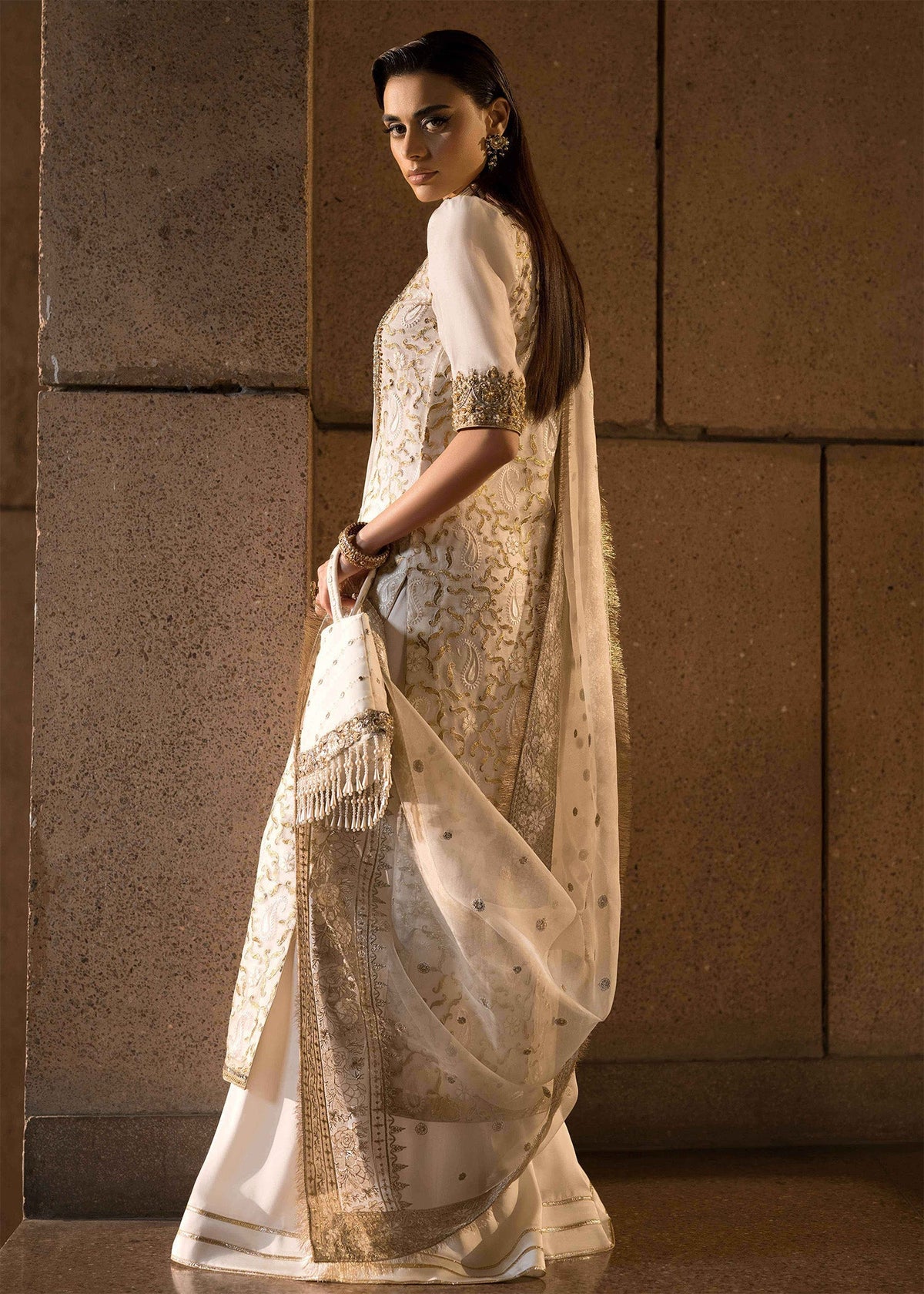 Mahum Asad | Dream a Little Dream of Me | Pearl -  Mahum Asad Ladies Clothes - Original Designer Dress - House of Maryam