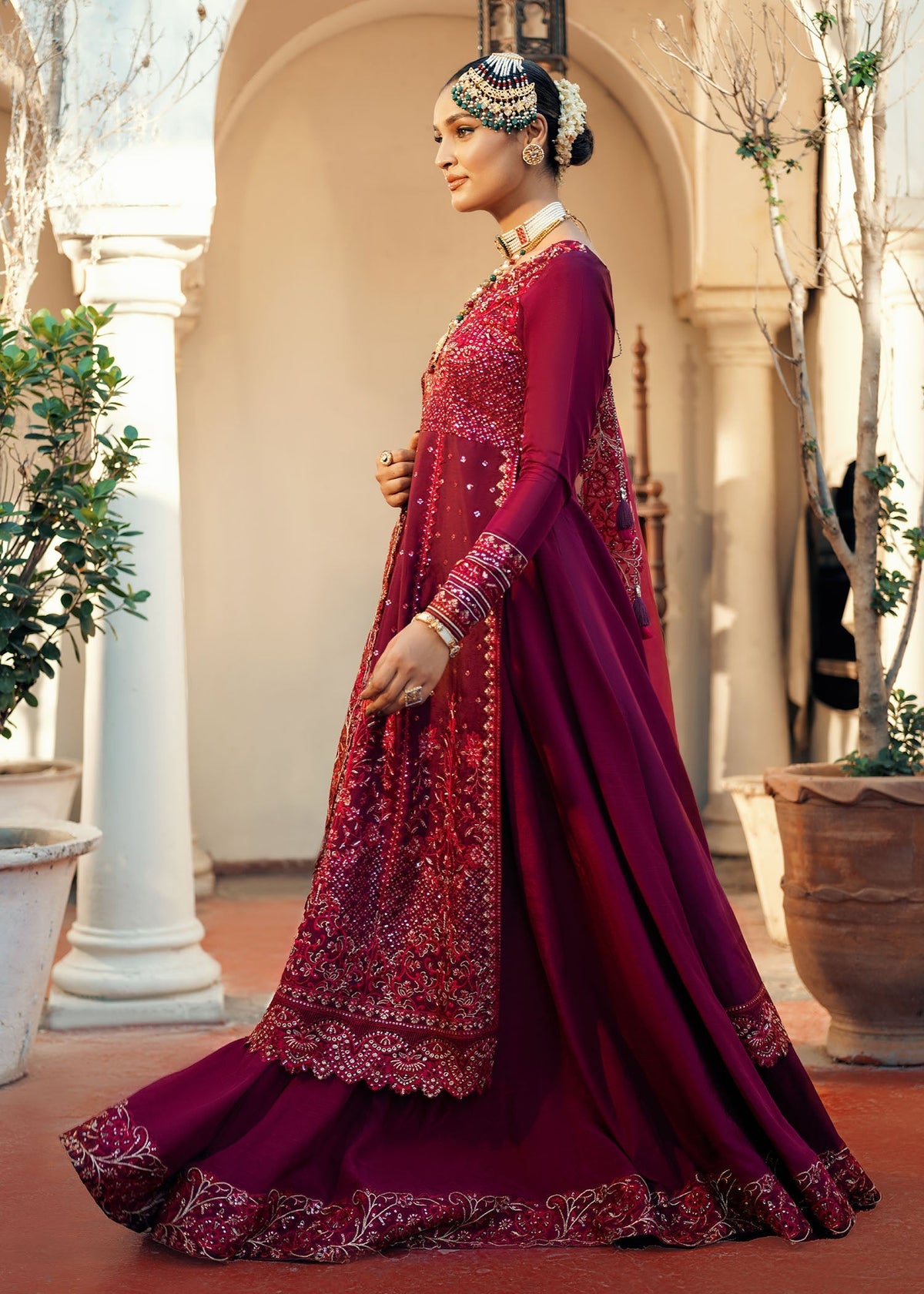 Jamnii | Noor e Nazakat | Ishaq-e- laal -  Jamnii Ladies Clothes - Original Designer Dress - House of Maryam