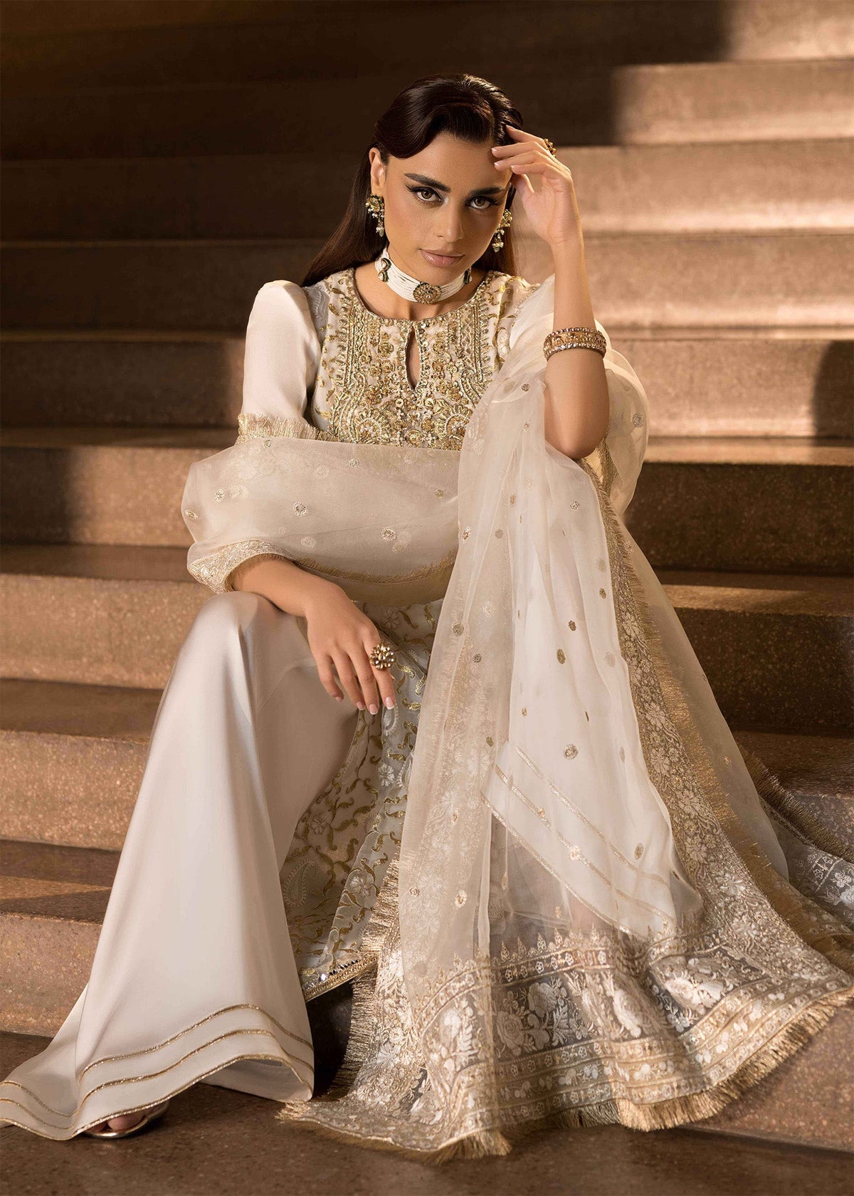 Mahum Asad | Dream a Little Dream of Me | Pearl -  Mahum Asad Ladies Clothes - Original Designer Dress - House of Maryam