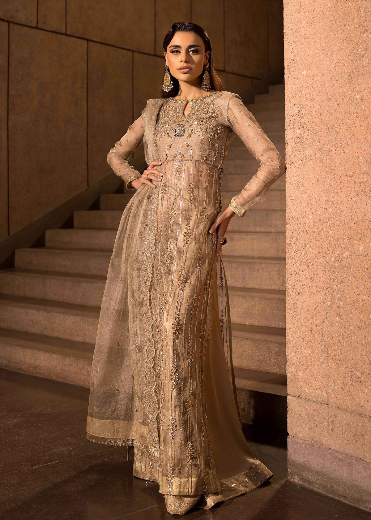 Mahum Asad | Dream a Little Dream of Me | Shimmer -  Mahum Asad Ladies Clothes - Original Designer Dress - House of Maryam