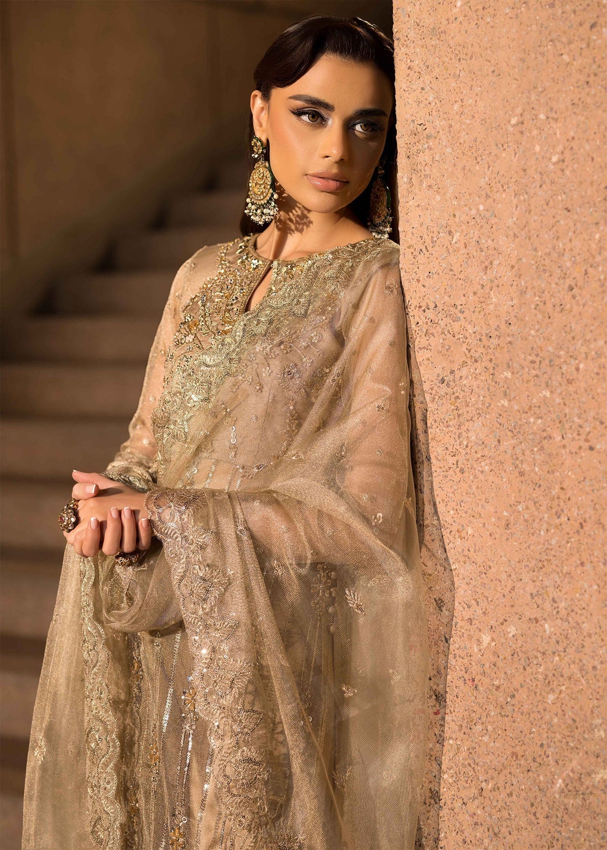 Mahum Asad | Dream a Little Dream of Me | Shimmer -  Mahum Asad Ladies Clothes - Original Designer Dress - House of Maryam