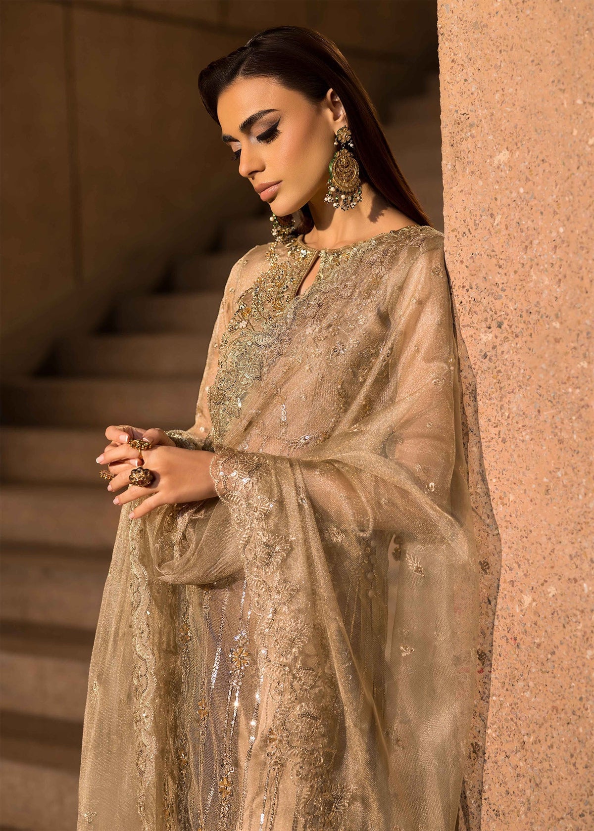Mahum Asad | Dream a Little Dream of Me | Shimmer -  Mahum Asad Ladies Clothes - Original Designer Dress - House of Maryam