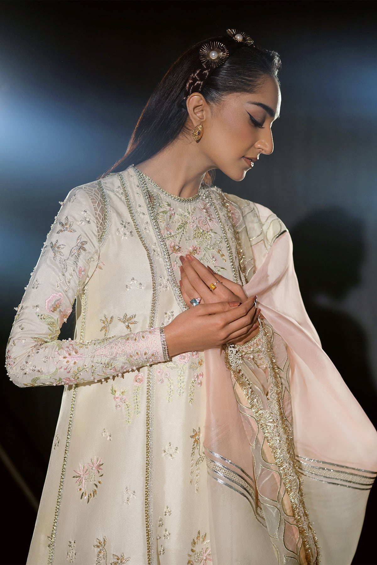 Nyra | Silk Pret A Porter 25 | Heer -  Nyra Ladies Clothes - Original Designer Dress - House of Maryam