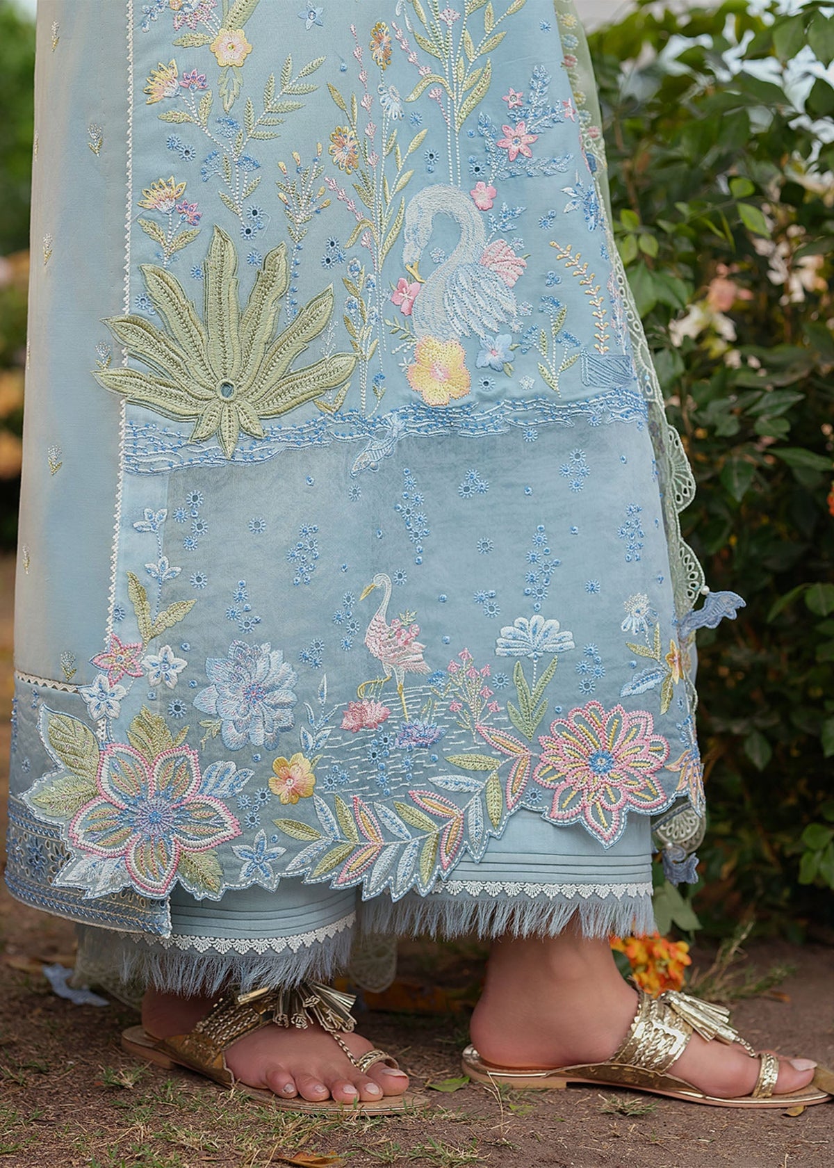 Zarizaa | Echelon Lawn | AZURE -  Zarizaa Ladies Clothes - Original Designer Dress - House of Maryam