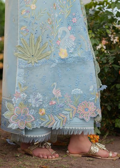 Zarizaa | Echelon Lawn | AZURE -  Zarizaa Ladies Clothes - Original Designer Dress - House of Maryam