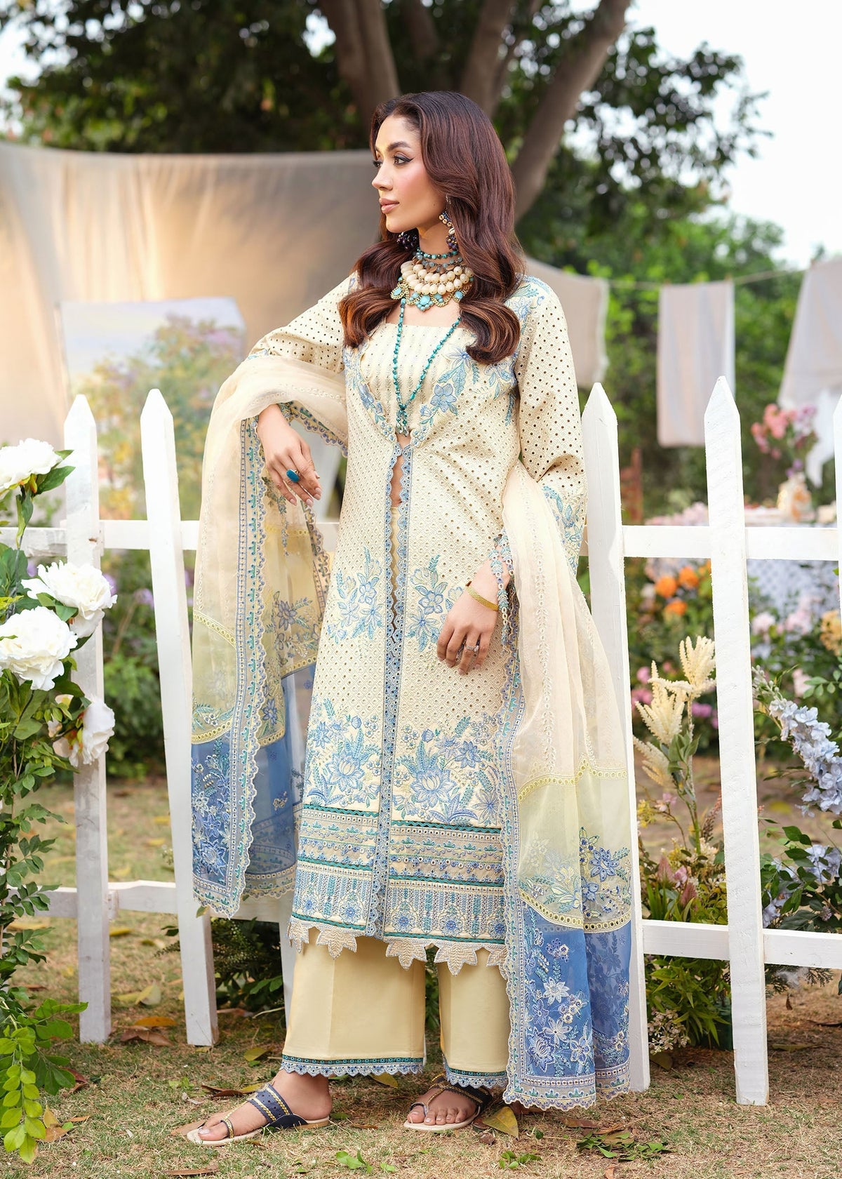 Zarizaa | Echelon Lawn | LAGOON -  Zarizaa Ladies Clothes - Original Designer Dress - House of Maryam