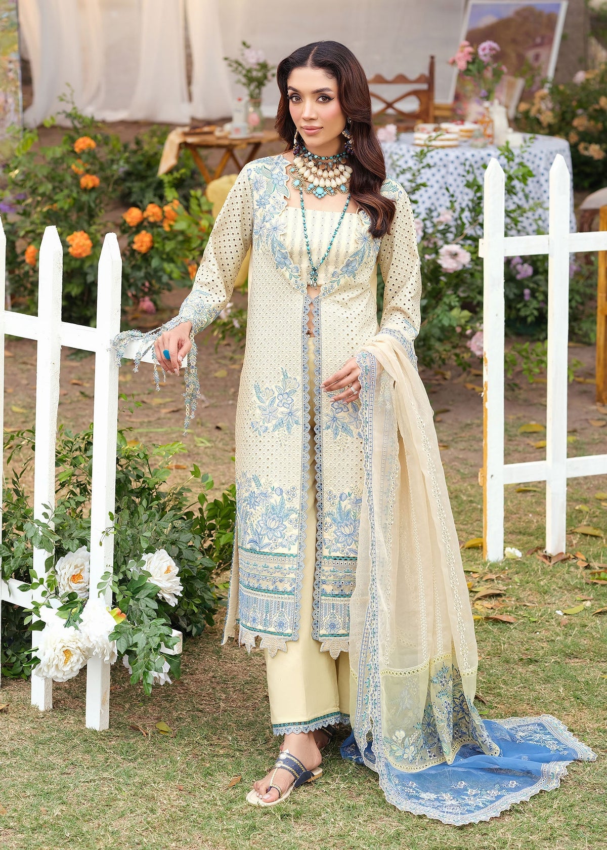 Zarizaa | Echelon Lawn | LAGOON -  Zarizaa Ladies Clothes - Original Designer Dress - House of Maryam
