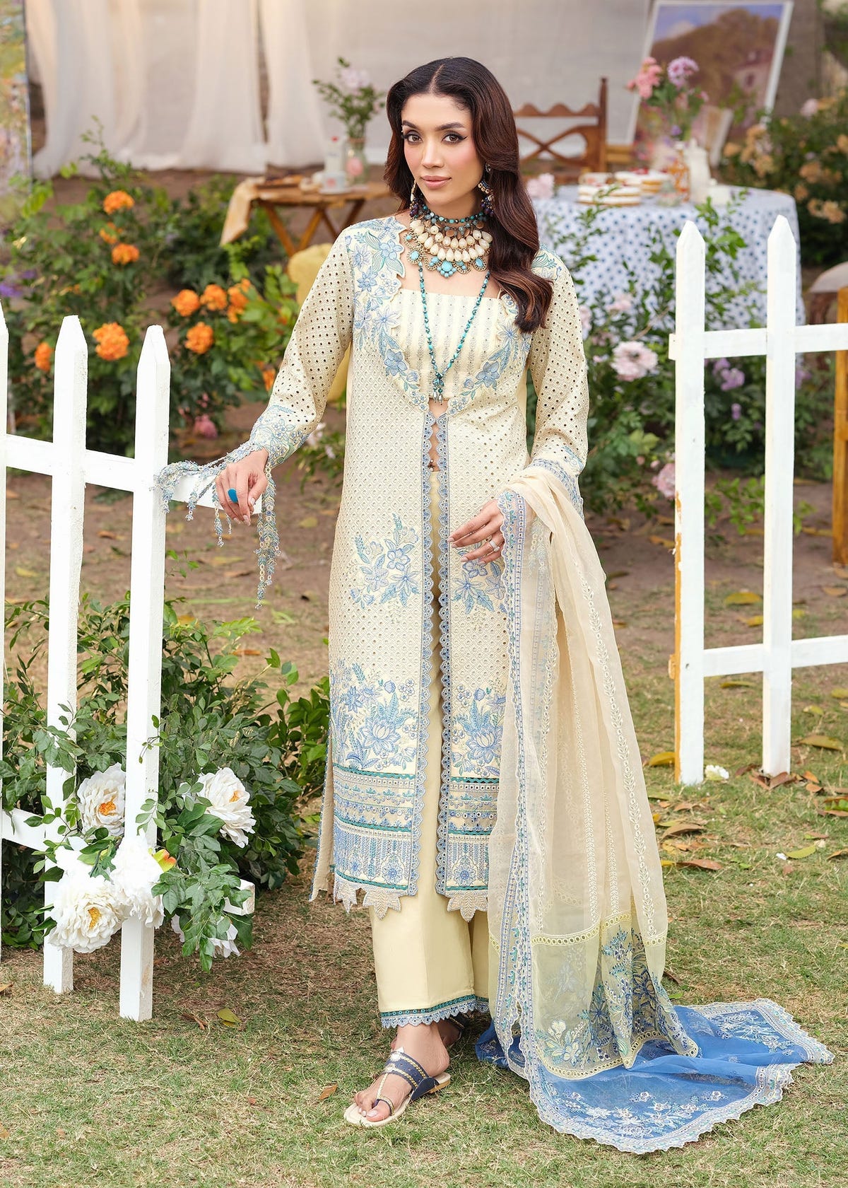 Zarizaa | Echelon Lawn | LAGOON -  Zarizaa Ladies Clothes - Original Designer Dress - House of Maryam