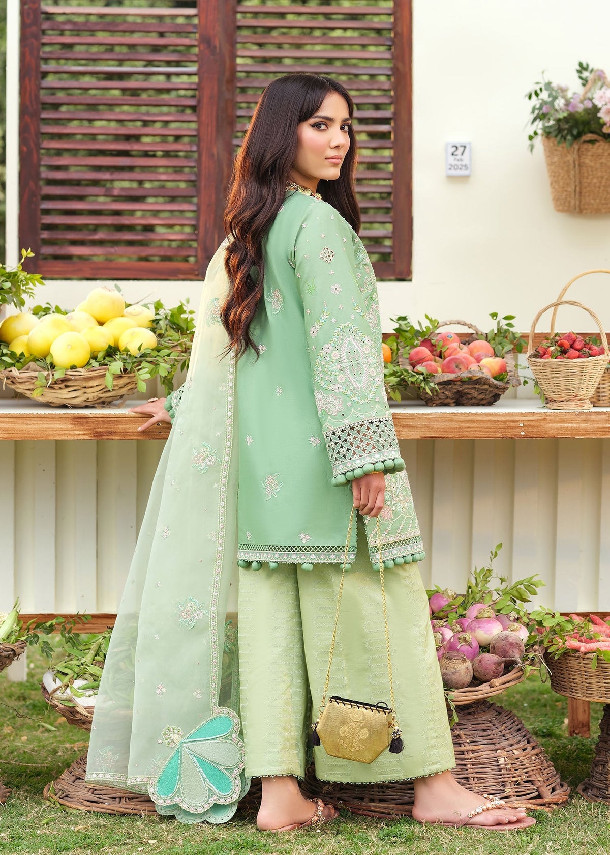 Zarizaa | Echelon Lawn | PATINA -  Zarizaa Ladies Clothes - Original Designer Dress - House of Maryam